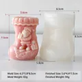 Santa Claus boot silicone mold for scented Christmas candles with size labels - Santa Claus F906