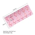 Pink Christmas tree silicone lollipop mold for DIY handmade chocolate and candies - Christmas Tree (J-350) / 12 Holes / Pink