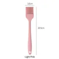 Light pink food-grade silicone oil brush with dimensions 3.5x20.5cm for baking - 20.5cmx3.5cm / Pink