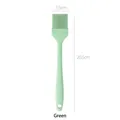 Professional food-grade green silicone pastry brush for baking and BBQ with 20.5cm length - 20.5cmx3.5cm / Green