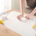 Tapete grueso de silicona de grado alimenticio con escala para amasar y hornear - Tapete para Amasar Liso 60*40cm