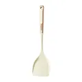 Premium cream silicone cooking spatula with ergonomic peach handle for non-stick pans - Silicone Spatula / Rice Pink