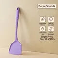 Professional heat-resistant purple silicone spatula for non-stick pans size 32.5x10cm - Spatula / Lavender