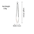 Professional 34.5cm large silicone food tongs with heat-resistant stainless steel handle - New Kitchenware [12-Inch Food Tongs]