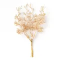 Detailansicht eines goldfarbenen künstlichen Zweiges für elegante Blumendekorationen. - 1 Stück/Packung / Gold