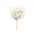 Nahaufnahme von bereiften Kunstzweigen mit realistischer Schneetextur für DIY-Floristik - Pack of 10 / Weiß