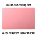 Large macaron pink silicone kneading mat for baking and pastry, 40x60cm size detail - Kneading Mat (GJ-18) / Large (40x60cm) / Pink