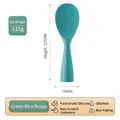 Cyan food-grade silicone rice scoop dimensions 215mm x 70mm, non-stick kitchen tool - Self-Standing Non-stick / 215x70mm / Green