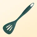 Dark green heat-resistant silicone slotted spatula turner for non-stick cookware - Slotted Turner / Dark Green