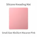Small 40x35cm macaron pink non-stick silicone kneading mat for dough and pastry baking - Kneading Mat (GJ-18) / Small (40x35cm) / Pink