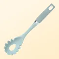 Mint blue silicone pasta server spoon for non-stick cookware with hanging hole - Pasta Server / Mint Green