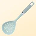 Mint green heat-resistant silicone slotted spoon for non-stick cookware - Skimmer / Mint Green