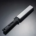 Double-sided diamond hone sharpening tool with honeycomb pattern 400 grit surface - Black Small