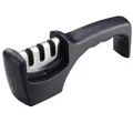 Professional 3-stage manual knife sharpener with ergonomic handle for kitchen knives. - 3-Stage Knife Sharpener (Color Box)