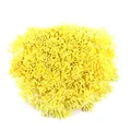 Hochwertige 1mm gelbe perlmuttfarbene Blütenstempel für DIY-Blumenkopfschmuck und Handwerk - 1 Bündel / Ca. 4000 Stück / Leuchtgelb
