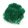 Leuchtend grüne 1mm Perlglanz-Blütenstempel für DIY-Kopfschmuck und Kunstblumen-Handwerk - 1 Bündel / Ca. 4000 Stück / Dunkelgrün