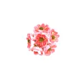 Künstliche Seidengänseblümchen in Rosa für DIY-Blumenstirnbänder und Haarschmuck - Dunkelrosa