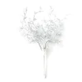 Weißer gefrosteter Kunstbaumzweig für Heimdeko Blumenarrangement DIY - -14 / 6 Zweige Pro Bündel