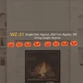 Halloween Cartoon Kürbis Banner Girlande Kamin Dekoration für Party Hintergrund - Lustiger Ausdruck Kürbis Stil (WZ-31)