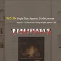 Gruseliges Halloween-Papierbanner mit blutigen Messern für Party-Wanddekoration 3 m Länge - Horror-Blutwerkzeug-Stil (WZ-36)