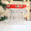 Transparente Acryl-Eiszapfen-Anhänger für den Weihnachtsbaumschmuck. - Transparenter Eiszapfen / 13cm (12er Pack)