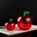 Close-up of red apple-shaped plastic candy boxes for Christmas or wedding gifts - Small (Width 6cm * Height 5cm) / Red Type A