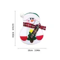 Christmas snowman cutlery holder dimensions 12.5x10cm for holiday table decoration - Christmas Tree & Snowman