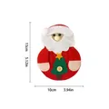 Santa Claus non-woven Christmas cutlery holder for table decoration, 13cm x 10cm size - Santa Claus
