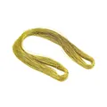 100m shiny metallic gold non-elastic thread for gift wrapping and Christmas hang tags - 2mm Thickness 100m Length / Light Gold