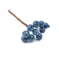 Primer plano de bayas azules artificiales para coronas y decoraciones navideñas. - Paquete de 10 / Azul zafiro