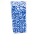 Packung blaue Mini-Kunstpapierrosen für DIY-Hochzeitsbevorzugungen und Dekorationen - 144 Stück/Packung / Denim-Blau