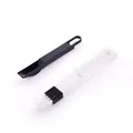 Window cleaning brush set, gap cleaning tool for sliding door grooves and window tracks, 2-piece - Black