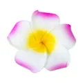 Artificial Hawaii frangipani foam flower in white pink and yellow gradient colors - Rose Red