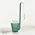 Grüne Weinkelle aus Borosilikatglas, 130 ml Fassungsvermögen, 22 cm langer Griff - Stil 1 Glas Weinschöpfkelle / Grün