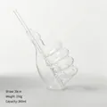 Einzigartige 260 ml Faust-Glancocktailtasse mit passendem Glasstrohhalm für Bars und KTV - Daumen Hoch Becher mit Glas-Strohhalm Gerade / Transparent