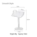 Elegante copa de cóctel con forma de caracola, acabado liso y capacidad de 150 ml - Copa de Concha Transparente