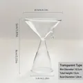 Minimalist transparent glass incense holder with unique melting rim design for zen home - Clear