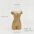 Kreatives Glas in Frauenkörper-Form 300ml mit Maßen und Gewichtsspezifikationen - Frauenkörper Form Glas (Ohne Strohhalm) / 300ml