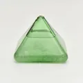 Creative green pyramid-shaped storm glass weather station ornament for desktop decor - Green Pyramid Storm Glass (Without Base)