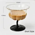 Copa de postre retro de cristal lirio de los valles estilo corto, dimensiones de 115mm - Copa Lirio Bajito (280ml) / 280ml