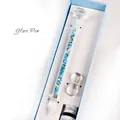 Elegant glass dip pen gift set featuring sparkling blue beads in a light blue box - New Diamond Small Gift Box / Light Blue