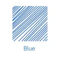 Elegant blue ink sample swatch for glass dip pens, perfect for artistic calligraphy - Sky Blue