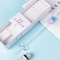 Elegant pineapple glass dip pen gift set with ink bottle for calligraphy and art - Fresh Pink Pineapple