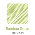 Bamboo Forest green colored non-carbon ink swatch for glass dip pens, SKU INK-MX-06 - Bamboo Forest (INK-MX-06)