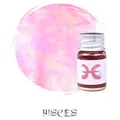 Shimmering Pisces themed pink fountain pen ink in a small glass bottle for calligraphy - Cosmos Pink