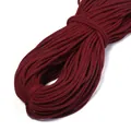 Dark red elastic cord for DIY sewing crafts, garment waistbands and hoodie drawstrings. - 10 Yards/Pack (3mm) / Burgundy