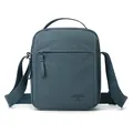 Men Oxford Cloth Single Shoulder Crossbody Bag Casual Handbag Daily Commuter Bag - Petrol Blue