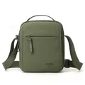 Men's green casual canvas shoulder bag stylish crossbody handbag for daily commute and travel - Army Green
