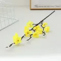 Artificial yellow plum blossom branch for modern home living room decor and photography. - Plum Blossom / Yellow