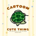 Mignon dessin animé tortue broderie patch bricolage vêtement accessoire style coréen - Où suis-je? - Tortue